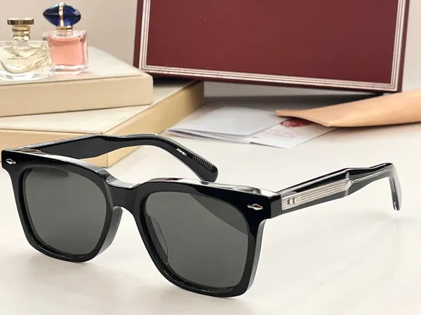 

fashion luxury designer mens women sunglasses vintage acetate square shape glasses summer leisure versatile style anti-ultraviolet come with, White;black