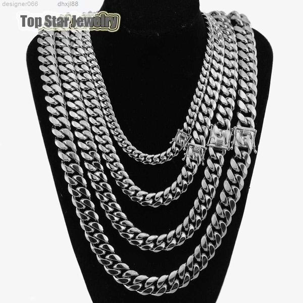 8mm/10mm/12mm/14mm 316l stainless steel jewelry high polish miami cuban chain necklace men punk curb chaindragon-beard clasp 24cm, Silver
8mm/10mm/12mm/14mm 316l stainless steel jewelry high polish miami cuban chain necklace men punk curb chaindragon-beard clasp 24cm, Silver