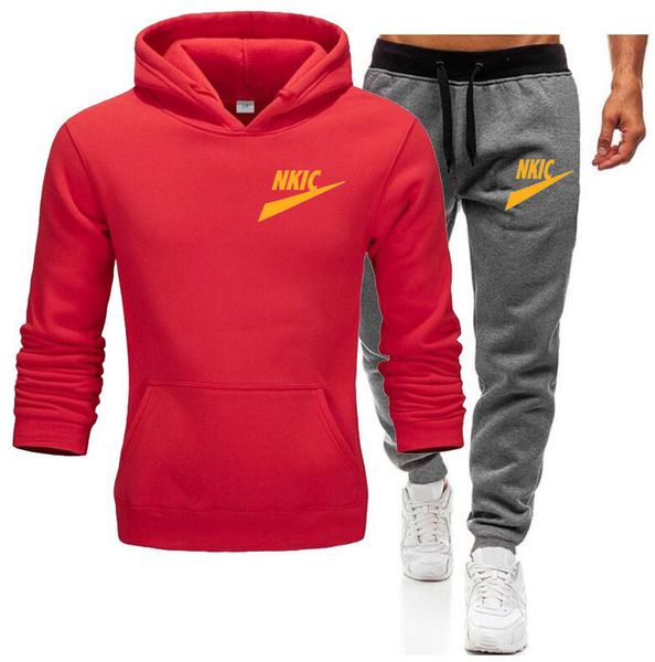 new men tracksuits brand letter print fashion sets casual pullover tracksuit 2 piece hoodies sweatshirts sweatpants set plus size, Gray
new men tracksuits brand letter print fashion sets casual pullover tracksuit 2 piece hoodies sweatshirts sweatpants set plus size, Gray