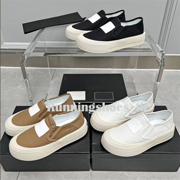 designer canvas casual shoes women shoe fashion platform sneaker round head chunky leather trainers with box, Black
designer canvas casual shoes women shoe fashion platform sneaker round head chunky leather trainers with box, Black