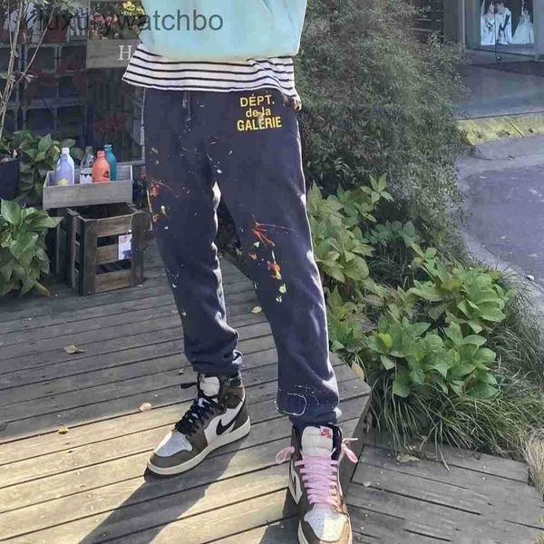 tide mens pants jeans galleryes designer sweatpants dept sports colored speckle graffiti hand-painted print ins high street fog guard leggin, Black
tide mens pants jeans galleryes designer sweatpants dept sports colored speckle graffiti hand-painted print ins high street fog guard leggin, Black