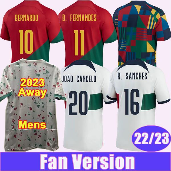 22 23 joao felix portugals mens soccer jerseys national team bernardo pepe b. fernandes j. moutinho william home away football shirts unifor, Black;yellow
22 23 joao felix portugals mens soccer jerseys national team bernardo pepe b. fernandes j. moutinho william home away football shirts unifor, Black;yellow