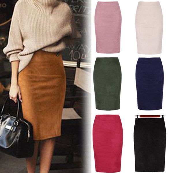 skirts fashion summer multi color suede midi pencil skirt women fashion elastic high waist work office lady bodycon 230424, Black
skirts fashion summer multi color suede midi pencil skirt women fashion elastic high waist work office lady bodycon 230424, Black