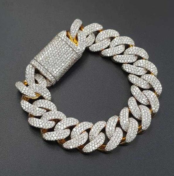 miami cuban bracelet soild 14k gold heavy hip hop 18mm moissanite diamond baguette link chain, Silver
miami cuban bracelet soild 14k gold heavy hip hop 18mm moissanite diamond baguette link chain, Silver