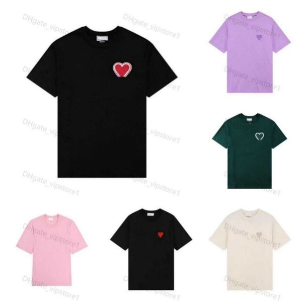 paris designer amis t shirt 2023 new macarone candy color love embroidery letter a hearts pure cotton short sleeves for men and women dz, White;black
paris designer amis t shirt 2023 new macarone candy color love embroidery letter a hearts pure cotton short sleeves for men and women dz, White;black
