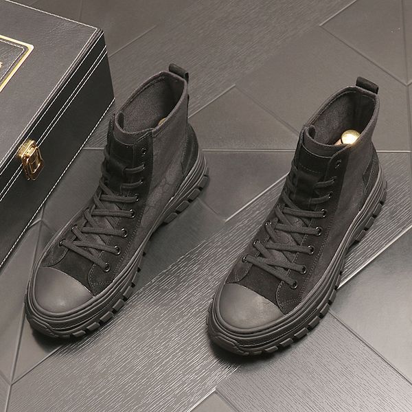 fashion men breathable casual walking sports running shoes high embroidery travel fitness sneakers platform sneakers, Black
fashion men breathable casual walking sports running shoes high embroidery travel fitness sneakers platform sneakers, Black