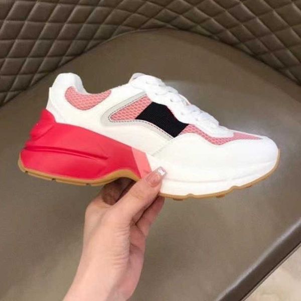 rhyton shoes daddy shoes paris fashion designer men and women shoes platform sports strawberry wave mouth tiger net printing, Black
rhyton shoes daddy shoes paris fashion designer men and women shoes platform sports strawberry wave mouth tiger net printing, Black