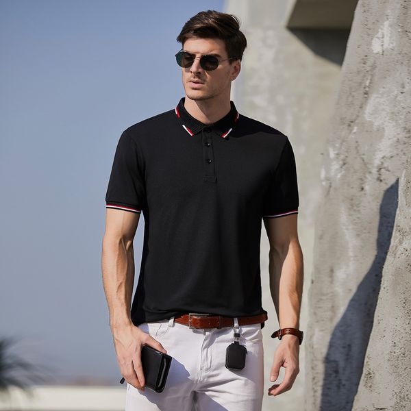 men's polos summer casual polo shirts men breathable short sleeve turn down collar slim fit solid color shirt male plus size s-4xl 2304, White;black
men's polos summer casual polo shirts men breathable short sleeve turn down collar slim fit solid color shirt male plus size s-4xl 2304, White;black
