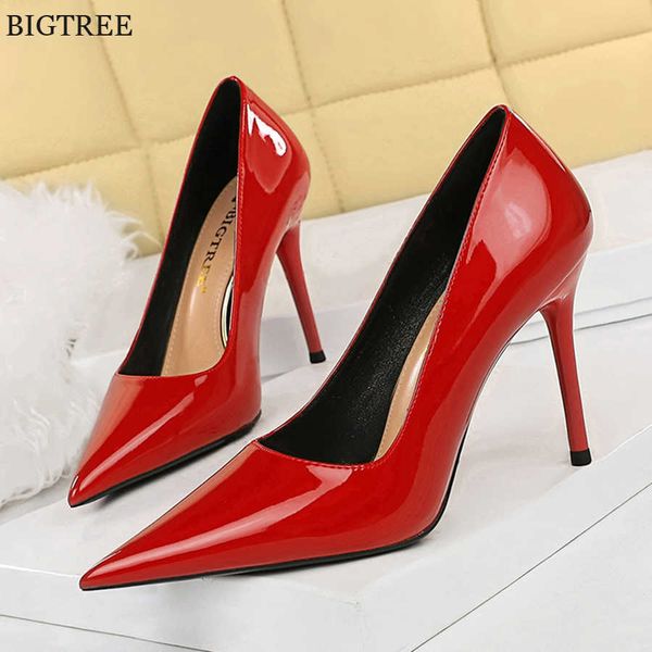 shoes women fashion patent leather high 10cm stiletto heels pumps autumn pointed toe ladies office 230424, Black
shoes women fashion patent leather high 10cm stiletto heels pumps autumn pointed toe ladies office 230424, Black