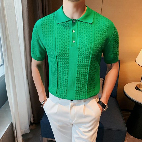 men's polos brand clothing men's summer knitted short sleeve polo shirts/male slim fit lapel short sleeve polo shirts s-3xl 230424, White;black
men's polos brand clothing men's summer knitted short sleeve polo shirts/male slim fit lapel short sleeve polo shirts s-3xl 230424, White;black