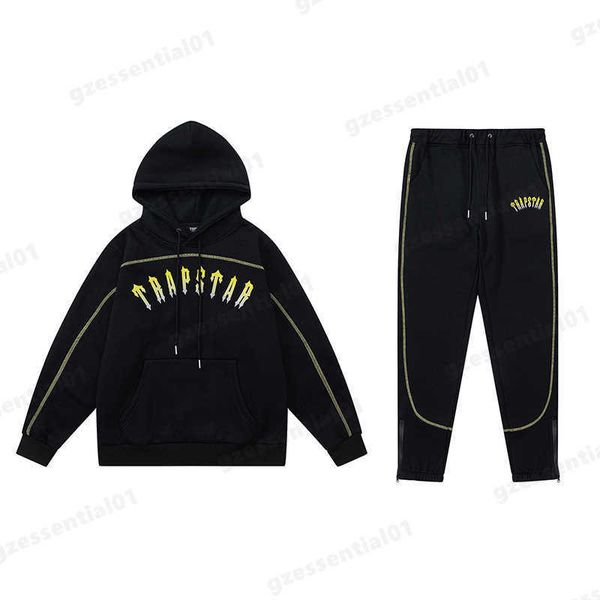 yellow trapstar tracksuit gradient embroidered padded hoodie sweatshirt fashion street sportwear sweatpants tracksuits women pullover, Gray
yellow trapstar tracksuit gradient embroidered padded hoodie sweatshirt fashion street sportwear sweatpants tracksuits women pullover, Gray