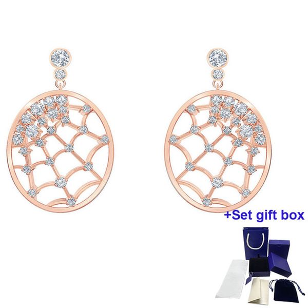 swa fashion charm earrings precisely pink gold plated earrings exquisite gift box ing, Golden
swa fashion charm earrings precisely pink gold plated earrings exquisite gift box ing, Golden