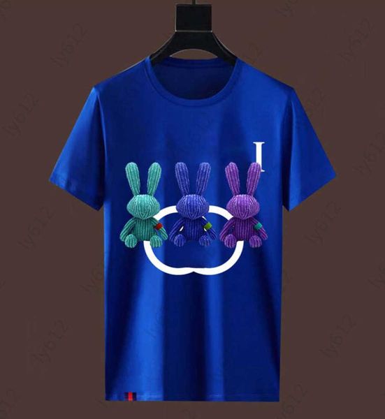 blue mens t-shirts designer spring summer cotton fashion casual loose simple round neck colorful rabbit brand pattern short sleeve t-shirt m, White;black
blue mens t-shirts designer spring summer cotton fashion casual loose simple round neck colorful rabbit brand pattern short sleeve t-shirt m, White;black