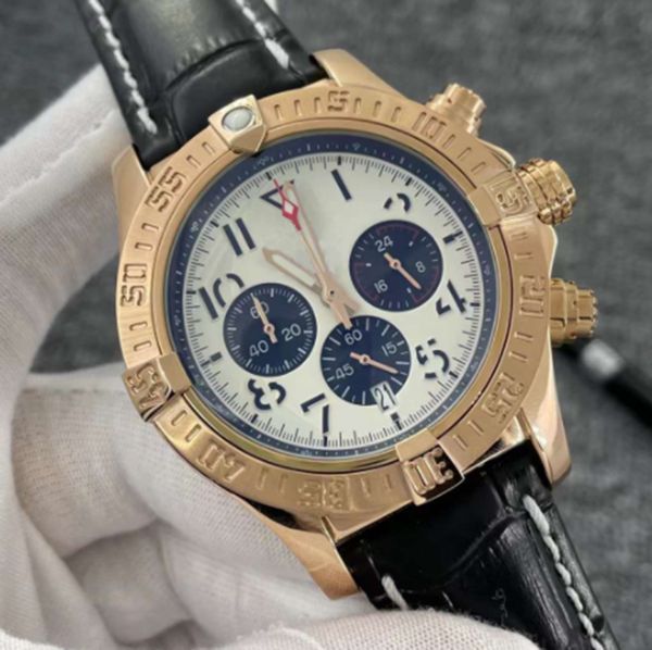 luxury men's quartz watch japanese movement battery limited edition chronograph 45mm avenger hurricane sea leather strap 1884 white dia, Slivery;brown
luxury men's quartz watch japanese movement battery limited edition chronograph 45mm avenger hurricane sea leather strap 1884 white dia, Slivery;brown