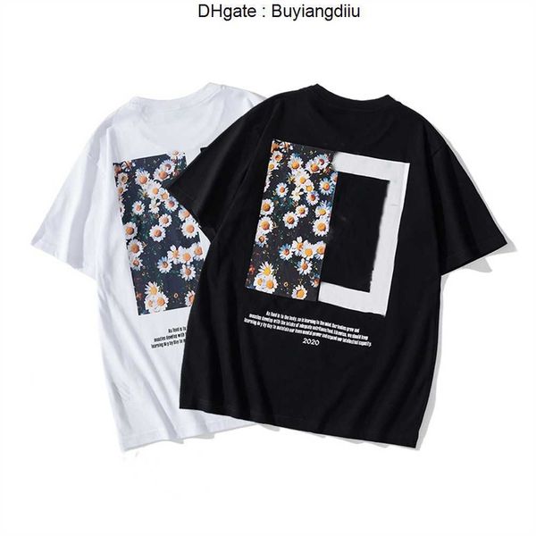men's t shirts off offs white yellow warning strip printing student couple loose short shirt fashion printed the back, White;black
men's t shirts off offs white yellow warning strip printing student couple loose short shirt fashion printed the back, White;black