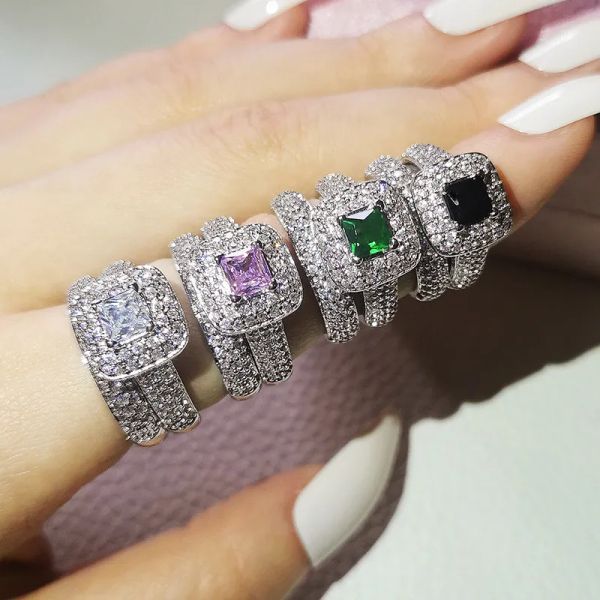 wedding rings zircon finger ring sets diamond filled engagement wedding band rings for men women promise party jewelry gift, Slivery;golden
wedding rings zircon finger ring sets diamond filled engagement wedding band rings for men women promise party jewelry gift, Slivery;golden