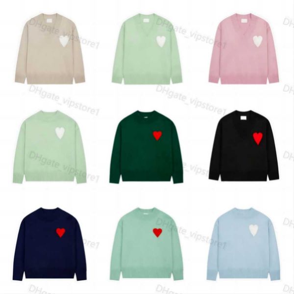 22ss amis paris fashion mens designer amies knitted sweater embroidered red heart solid color big love round neck short sleeve a t shirt for, White;black
22ss amis paris fashion mens designer amies knitted sweater embroidered red heart solid color big love round neck short sleeve a t shirt for, White;black