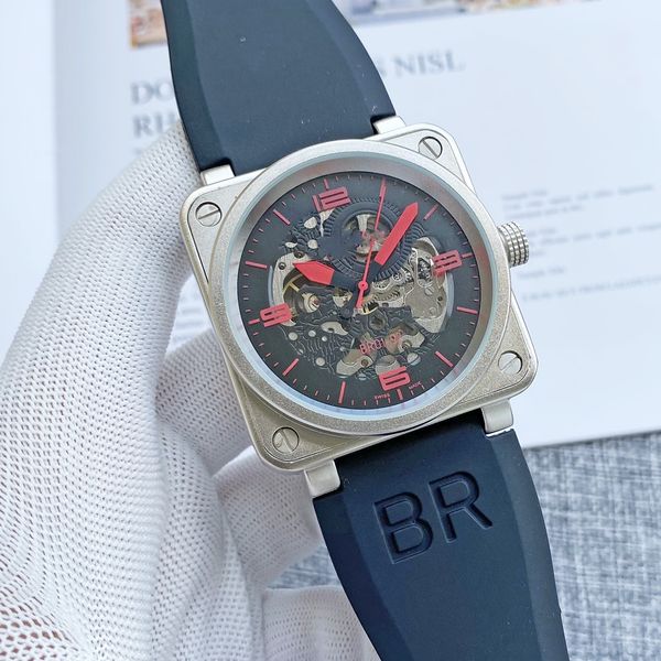 44mm mens bell 2023 wristwatches waterproof automatic movement mechanical watch sapphire glass steel men ross watches bero66, Slivery;golden
44mm mens bell 2023 wristwatches waterproof automatic movement mechanical watch sapphire glass steel men ross watches bero66, Slivery;golden
