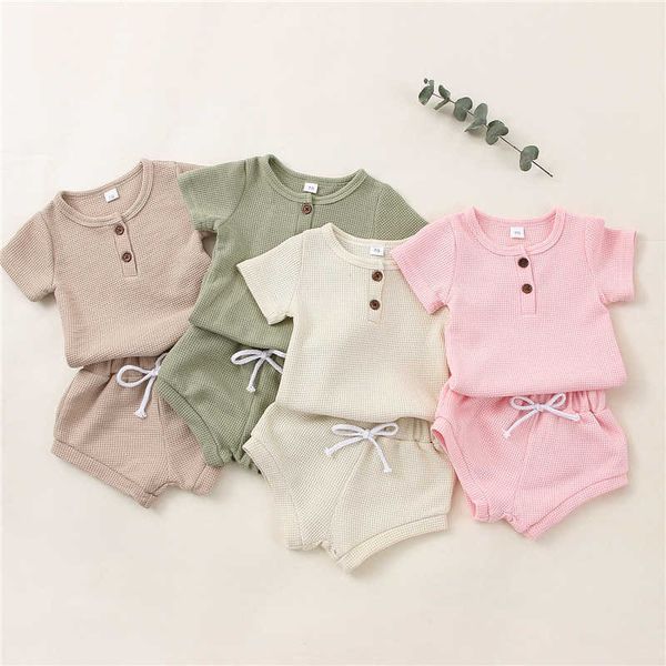 clothing sets summer newborn baby solid clothes sets toddler infant boy girls knitted plaid short sleeve t-shirts+shorts outfits for newborn, White
clothing sets summer newborn baby solid clothes sets toddler infant boy girls knitted plaid short sleeve t-shirts+shorts outfits for newborn, White