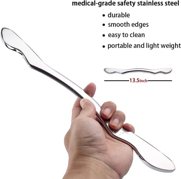 stainless steel gua sha scraping massage tool help relieve sore muscles tissue mobilization muscle scraper tool myofascial fascial release t
stainless steel gua sha scraping massage tool help relieve sore muscles tissue mobilization muscle scraper tool myofascial fascial release t