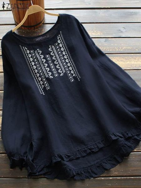 t-shirt vintage embroidery shirts women autumn blouses zanzea 2022 casual long sleeve blusas female ruffle tunic oversized chemise, White
t-shirt vintage embroidery shirts women autumn blouses zanzea 2022 casual long sleeve blusas female ruffle tunic oversized chemise, White