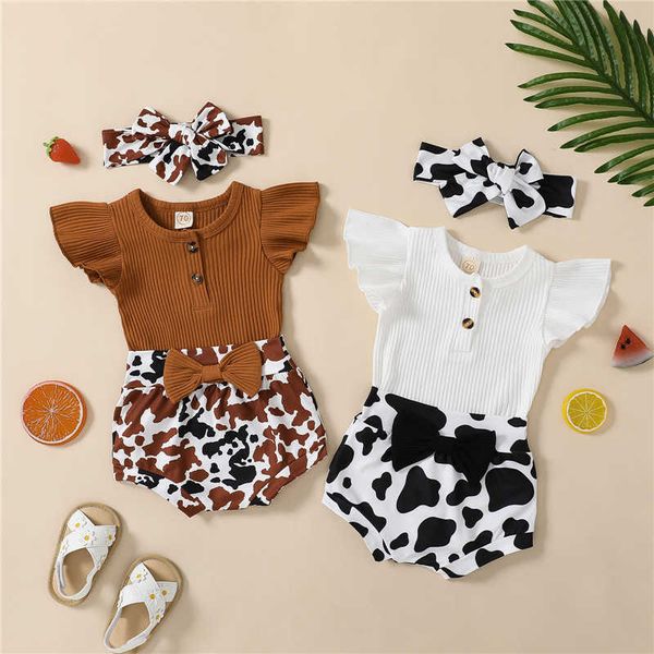 clothing sets newborn infant baby girl clothes sets solid color ribbed fly sleeve bodysuit cow spot print shorts headband 3pcs outfit set w, White
clothing sets newborn infant baby girl clothes sets solid color ribbed fly sleeve bodysuit cow spot print shorts headband 3pcs outfit set w, White