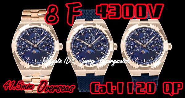 8f luxury men's watch overseas 4300v perpetual calendar watch 41.5mm cal.1120 automatic chain up mechanical movement moon phase display, Slivery;brown
8f luxury men's watch overseas 4300v perpetual calendar watch 41.5mm cal.1120 automatic chain up mechanical movement moon phase display, Slivery;brown