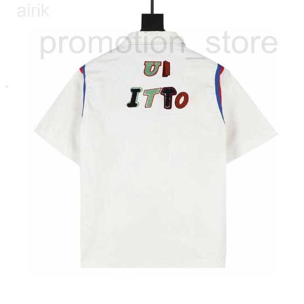 men's casual shirts designer embroidered letters new short sleeve mens shirt luxury fashion trend wear business casual brand spring sum, White;black
men's casual shirts designer embroidered letters new short sleeve mens shirt luxury fashion trend wear business casual brand spring sum, White;black