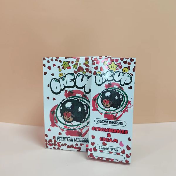 new oneup chocolate bar packaging boxes 5 kinds dark pomegranate orunch magic mushroom one up chocolate bars package supply size: 60*140*10m
new oneup chocolate bar packaging boxes 5 kinds dark pomegranate orunch magic mushroom one up chocolate bars package supply size: 60*140*10m