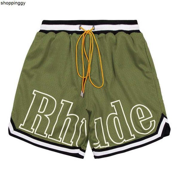 shorts designer rhude capsule summer beach pants mesh material breathable sweat loose fitness basketball, White;black
shorts designer rhude capsule summer beach pants mesh material breathable sweat loose fitness basketball, White;black
