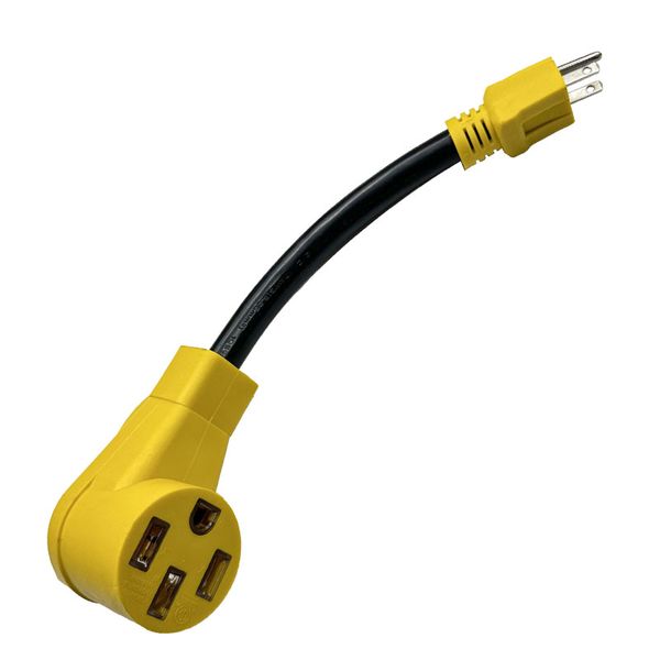 

5-15P male to 14-50R female adapter power cord,Yacht power cord Wholesale converter plug light string