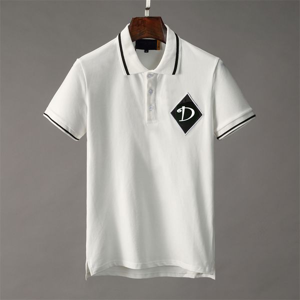 men and women designer polo shirt men's casual business fashion letter printed t-shirt high street men's polo shirt quality wholes, White;black
men and women designer polo shirt men's casual business fashion letter printed t-shirt high street men's polo shirt quality wholes, White;black