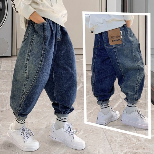 jeans spring cool boy blue loose straight-leg harem jeans pants for children kids cargo denim trousers with pocket 5 7 9 11 13 14y 230424
jeans spring cool boy blue loose straight-leg harem jeans pants for children kids cargo denim trousers with pocket 5 7 9 11 13 14y 230424
