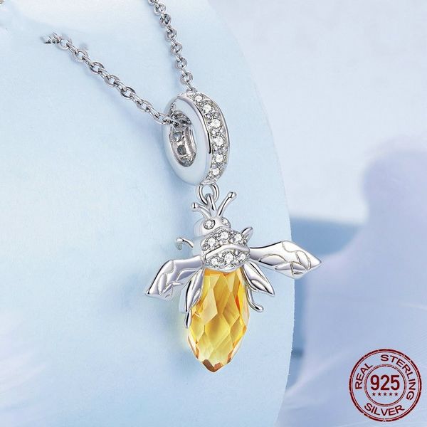 925 sterling silver pendant charm yellow bee hanging bead cute insect pendantcharm for women necklace bracelet diy, Bronze;silver
925 sterling silver pendant charm yellow bee hanging bead cute insect pendantcharm for women necklace bracelet diy, Bronze;silver