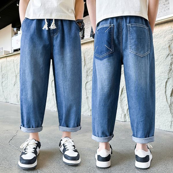 jeans jeans for boys summer lightweight cropped pants streetwear japanese harajuku fashion casual simple straight trousers 230424, Blue
jeans jeans for boys summer lightweight cropped pants streetwear japanese harajuku fashion casual simple straight trousers 230424, Blue