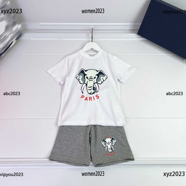 2023 kids tracksuits baby clothes sets elephant print summer suit 2pcs round neck t-shirt and solid elastic shorts ing, White
2023 kids tracksuits baby clothes sets elephant print summer suit 2pcs round neck t-shirt and solid elastic shorts ing, White