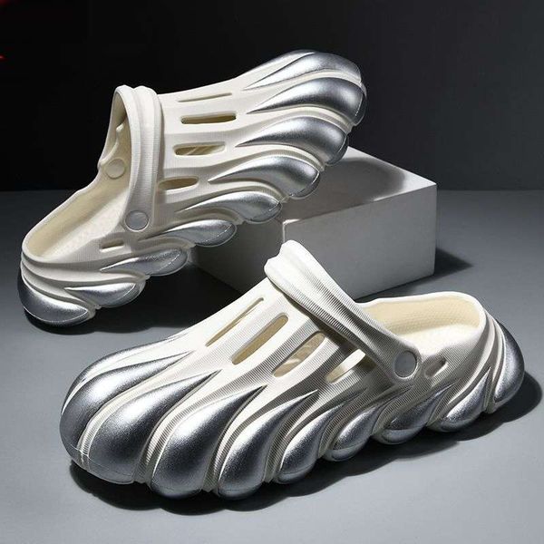 2023 new slippers designer sandals, men's hole shoes, fashion trend, summer breathable, non slip sandals, high appearance sports slippe, Black
2023 new slippers designer sandals, men's hole shoes, fashion trend, summer breathable, non slip sandals, high appearance sports slippe, Black