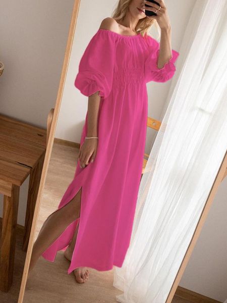 dresses 2022 women's summer new wordneck slim elastic waist slit dress temperament fashionable and elegant french office, Black;gray
dresses 2022 women's summer new wordneck slim elastic waist slit dress temperament fashionable and elegant french office, Black;gray