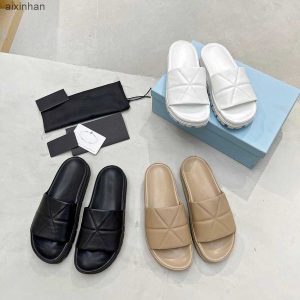triangle quilted platform leather sole slippers slide summer sandals slip-on shoes flats sandal for women luxury designer slides slipper fac, Black
triangle quilted platform leather sole slippers slide summer sandals slip-on shoes flats sandal for women luxury designer slides slipper fac, Black