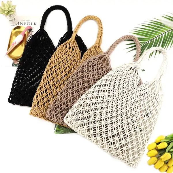 simple handmade cotton rope straw women hand bags vintage crochet macrame beach bags clutch purses and handbags ladies
simple handmade cotton rope straw women hand bags vintage crochet macrame beach bags clutch purses and handbags ladies