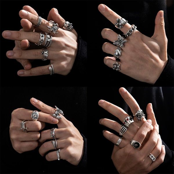 cluster rings 2023 gothic skeleton set punk grunge butterfly frog woman man jewelry hip hop party street accessories gift 230424, Golden;silver
cluster rings 2023 gothic skeleton set punk grunge butterfly frog woman man jewelry hip hop party street accessories gift 230424, Golden;silver
