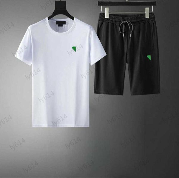 designer tracksuits chest triangle logo print design short sleeve crew neck t-shirts elastic-waisted cotton casual sports shorts tracksuit, Gray
designer tracksuits chest triangle logo print design short sleeve crew neck t-shirts elastic-waisted cotton casual sports shorts tracksuit, Gray