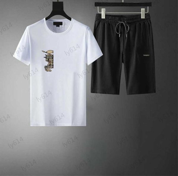 fashion tracksuits classic knight print decorative short sleeve casual cotton t-shirts simple designer elastic-waisted joker shorts tracksui, Gray
fashion tracksuits classic knight print decorative short sleeve casual cotton t-shirts simple designer elastic-waisted joker shorts tracksui, Gray
