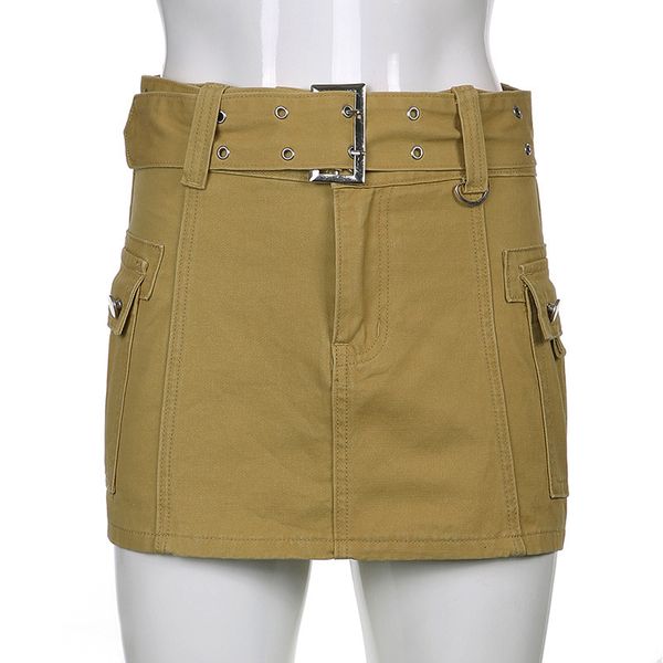 skirts y2k aesthetics basic belted low waist micro fashion pockets white denim skirt cute bottoms clubwear 230424, Black
skirts y2k aesthetics basic belted low waist micro fashion pockets white denim skirt cute bottoms clubwear 230424, Black