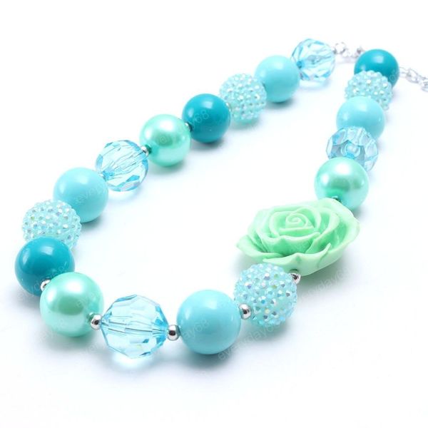 kids girls rose flower light blue chunky bead necklace fashion child baby beads necklace chunky bubblegum jewelry, Silver
kids girls rose flower light blue chunky bead necklace fashion child baby beads necklace chunky bubblegum jewelry, Silver