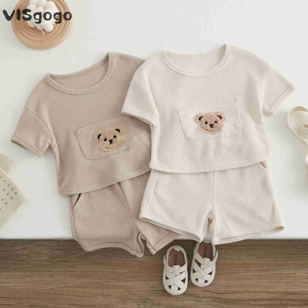 clothing sets visgogo baby boys girls clothes summer two-piece waffle outfit baby big pocket cute bear t shirt shorts casual tracksuit w042, White
clothing sets visgogo baby boys girls clothes summer two-piece waffle outfit baby big pocket cute bear t shirt shorts casual tracksuit w042, White