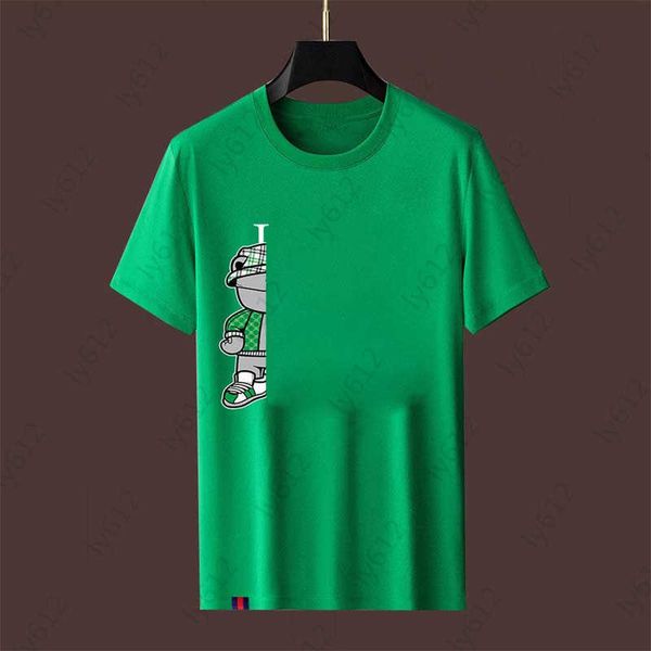 mens t-shirts designer clothes summer green fashion luxurious loose fitting trendy little bear pattern classic brand logo printed round neck, White;black
mens t-shirts designer clothes summer green fashion luxurious loose fitting trendy little bear pattern classic brand logo printed round neck, White;black