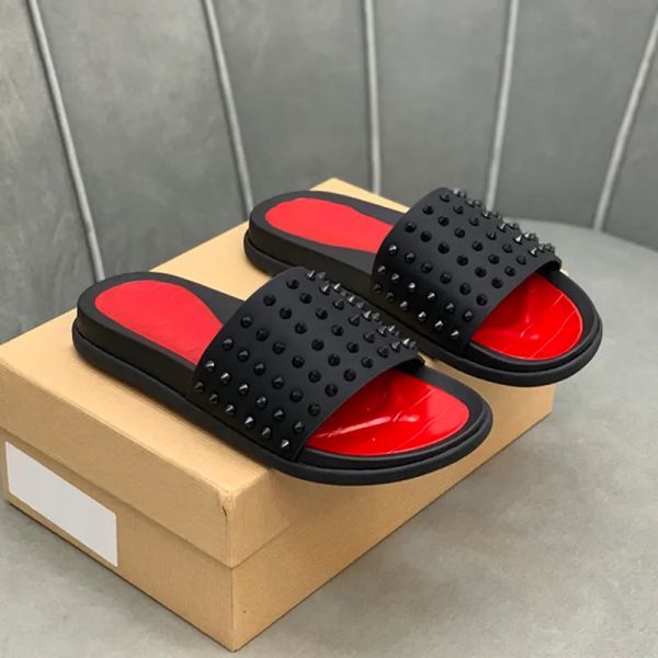 mens studs slippers flat spikes slide mens pool sandal thick rubber sole beach slipper platform flat mules summer casual fashion flip flops, Black
mens studs slippers flat spikes slide mens pool sandal thick rubber sole beach slipper platform flat mules summer casual fashion flip flops, Black