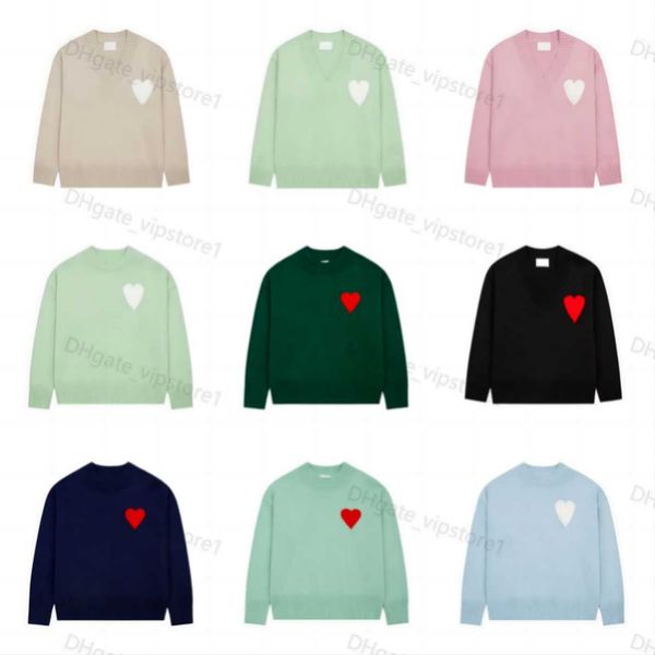 paris fashion mens designer amies knitted sweater embroidered red heart solid color big love round neck short sleeve a t-shirt for men and w, White;black
paris fashion mens designer amies knitted sweater embroidered red heart solid color big love round neck short sleeve a t-shirt for men and w, White;black