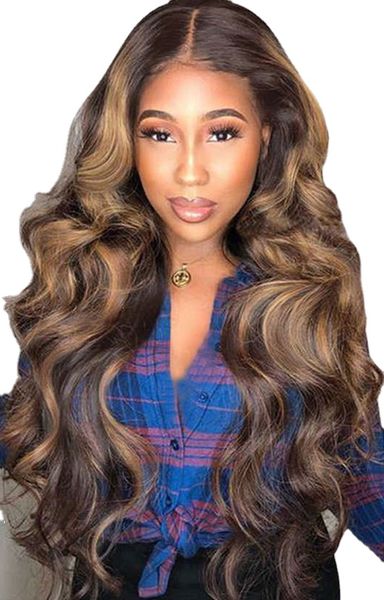 250 density highlight body wave lace front wig 13x4 color hd transparent lace frontal wigs for women honey blonde, Black;brown
250 density highlight body wave lace front wig 13x4 color hd transparent lace frontal wigs for women honey blonde, Black;brown